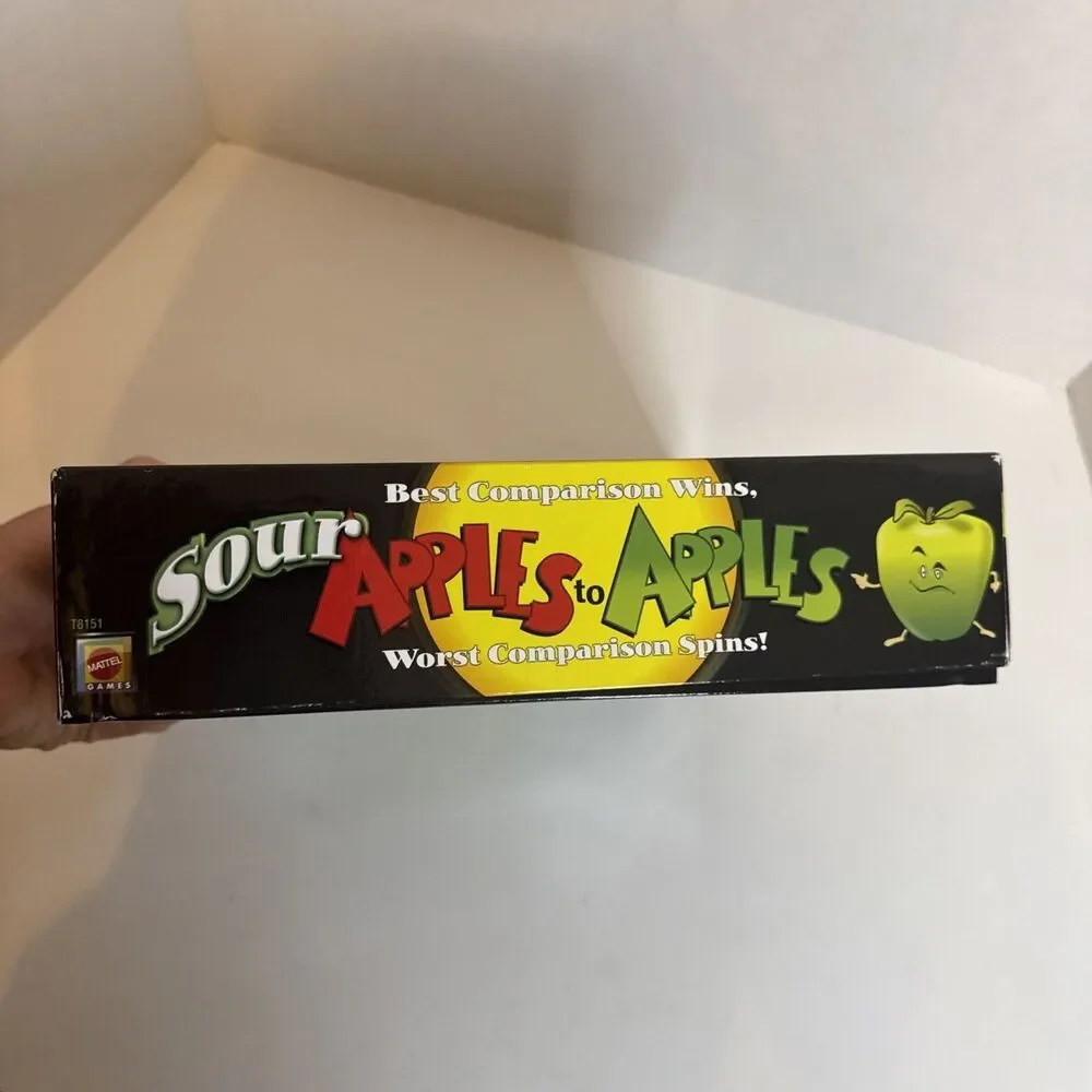 Mattel SOUR APPLES TO APPLES GAME Target Exclusive 2010 New Open Box Family‎ Fun